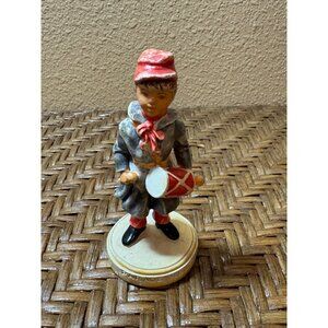 Vintage 1953 Parade Rest Drummer Boy Figurine By P.W. Baston